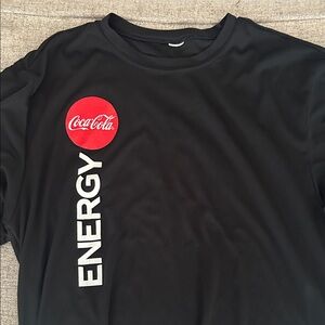 Coca-Cola Energy Shirt in Black with Red and White Accents